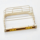 Shower Caddy Bath Bathroom Organizer Storage Basket Toilet Paper Holder Gold