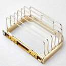 Shower Caddy Bath Bathroom Organizer Storage Basket Toilet Paper Holder Gold