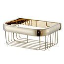 Shower Caddy Bath Bathroom Organizer Storage Basket Toilet Paper Holder Gold