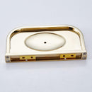 Golden Soap Dish Tray Wall Mounted Oil Rubbed Holder Box Home / Hotel Bathroom Accessories