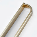 Singel Towel Shelf Brass Wall Rack Rail Bathroom Towel Storage