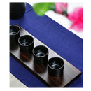 Natural Bamboo Gongfu Tea Serving Tray Kung Fu Tea Cup Teapot Serving Tray