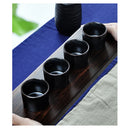 Natural Bamboo Gongfu Tea Serving Tray Kung Fu Tea Cup Teapot Serving Tray