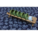 Bamboo Cup Rack Cup Drainboard Drying Drainer Organizer Kitchen Cabinet Organizer for Dish / Plate / Bowl / Cup / Pot Lid / Book