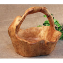 Decorative Wooden Fruit Basket Stand for Display Storage Collapsible Tabletop Kitchen Accessory
