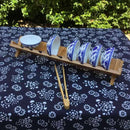 Dish Drying Rack Bamboo Dish Rack Collapsible Dish Drainer, Foldable Dish Drying Rack Wooden Plate Rack Made of Natural Bamboo