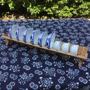 Dish Drying Rack Bamboo Dish Rack Collapsible Dish Drainer, Foldable Dish Drying Rack Wooden Plate Rack Made of Natural Bamboo