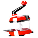 Vegetable Chopper,Vegetable Fruit Dicer,Effortless No-Mess Salad Onion Vegetable Cutter+Slicer, Food Container,Cleaning Brush for Veggie