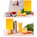 Kitchen Citrus Juicer Hand Press - Manual Juicer Extractor - Fruit Juice Press - Heavy Duty Cast Iron Citrus Juicer - Citrus Press - Citrus Squeezer for Lemons, Limes and Oranges