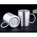 Kids Water Mug Stainless Steel Drinking Cup For Children Break Resistance