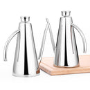 1 x Kitchen Stainless Steel Silver Long Mouth Soy Vinegar Cruet Dispenser Pot Oil Can
