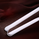Stainless Steel Salad Bread BBQ Buffet Food Tongs Clip Kitchen Clamp 26x7.4cm, Silver
