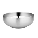 Korean Style Stainless Steel Rice Soup Bowl Kitchen Restaurant Kids Bowls Dinnerware