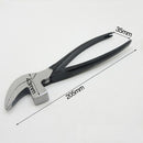 Bird Beak Snipe Nose Side Cutting Pliers Stork Beak Pliers with Multi-component Grips Little Hammer