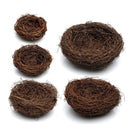 2pcs Handcrafted Rattan Bird Nest Birdhouse