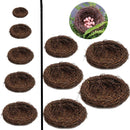 2pcs Handcrafted Rattan Bird Nest Birdhouse