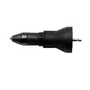 Black 6.35mm Shank Electric Rivet Nut Gun Cordless Riveting Drill Adapter Attachment Tool 4 Nozzle (1.8 mm, 2.2 mm, 2.8 mm, 3.2 mm)