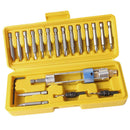 Kit of Half Time Drill High Speed 20 Bits Drill Driver Screwdriver Head Tool High Speed Steel Self-locking Extension Holder