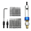 Kit of Half Time Drill High Speed 20 Bits Drill Driver Screwdriver Head Tool High Speed Steel Self-locking Extension Holder