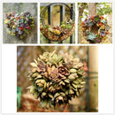 26cm Iron Wire Wreath Frame Succulent Pot Metal Hanging Planter Plant Holder
