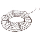 26cm Iron Wire Wreath Frame Succulent Pot Metal Hanging Planter Plant Holder