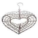 21cm Iron Frame Heart Shape Succulent Pot Metal Planter Iron Box Romantic