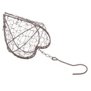 17cm Iron Frame Heart Shaped Metal Planter Wall Art Craft DIY Decoration
