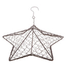 27cm Star Shape Iron Wire Frame Succulent Pot Rack Wedding Garden Decor NEW
