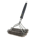 3 in 1 Barbecue Tools 18 inch Stainless Steel Barbecue Grill Cleaning Brush