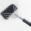 3 in 1 Barbecue Tools 18 inch Stainless Steel Barbecue Grill Cleaning Brush