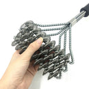 18 inch Bristles Stainless Steel Woven Wire 3 in 1 Cleaning Stiff Brush Cleaner For Barbecue BBQ Oven Grill
