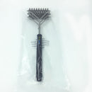 18 inch Bristles Stainless Steel Woven Wire 3 in 1 Cleaning Stiff Brush Cleaner For Barbecue BBQ Oven Grill