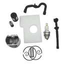 38mm Piston Ring Kit & Fuel Line Filter Spark Plug For STIHL 018 MS180 1130 030 2004 / 1130 124 0800 / 1130 358 7700 / 1130 647 9400 / 1123 640 3800
