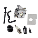 1 carburetor + 1 fuel line & filter + 1 oil line & filter + 1 spark plug + 1 intake manifold boot + 1 air filter for stihl