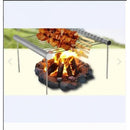 Portable Stainless Steel BBQ Grill Folding BBQ Grill Mini Pocket BBQ Grill Barbecue Accessories For Home Park Use