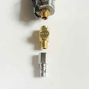 Solid Brass Inline Valve Coupler 1/4'' Female NPT Air Fluid Liquid Water