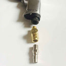 Solid Brass Inline Valve Coupler 1/4'' Female NPT Air Fluid Liquid Water