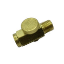 Solid Brass Inline Valve Coupler 1/4'' Female NPT Air Fluid Liquid Water
