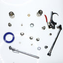 Air Tool Connection Accessories Kit Blow Gun Coil Hose Tyre Inflator Gauge