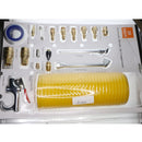 20PC Air Compressor Fittings Accessory Tool Kit Dust Blow Gun & 25ft Hose