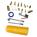 20PC Air Compressor Fittings Accessory Tool Kit Dust Blow Gun & 25ft Hose