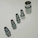 Alloy quick release air line coupler connector set for compressor tools 5pc