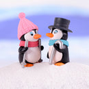 4pcs Miniature Garden Ornaments?Miniature Ornaments Decor, Cute Penguin