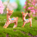 10pcs Micro Landscape Decoration Deer Miniature Fairy Garden Bonsai Craft