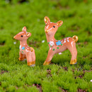 10pcs Micro Landscape Decoration Deer Miniature Fairy Garden Bonsai Craft