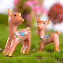 10pcs Micro Landscape Decoration Deer Miniature Fairy Garden Bonsai Craft