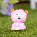 12pcs Chinese Zodiac Animals Micro Landscape Decoration Miniature Collection