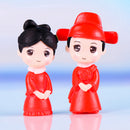 Miniature House Fairy Garden Micro Landscape Home Garden Decoration Bonsai Craft Decor - Couple