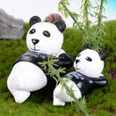 6pcs Miniature House Fairy Garden Micro Landscape Home Garden Decoration Bonsai Craft Decor- Sleeping Bear