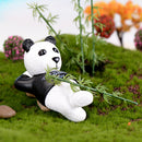 6pcs Miniature House Fairy Garden Micro Landscape Home Garden Decoration Bonsai Craft Decor- Sleeping Bear